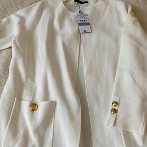 European Brand Sferra- off white -long sweater